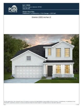 $304,760 | 9022 Bay Ldg Lane, Baytown, TX 77521