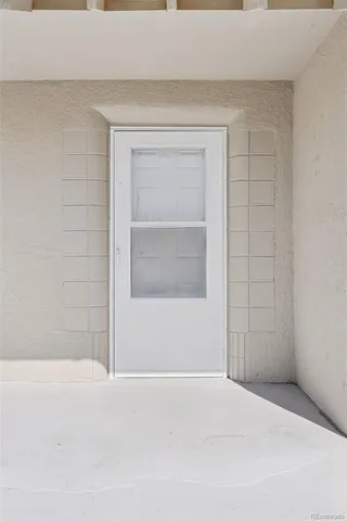 a view of empty room