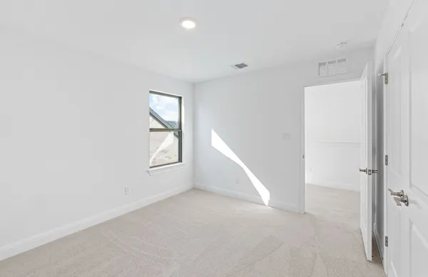 a view of an empty room