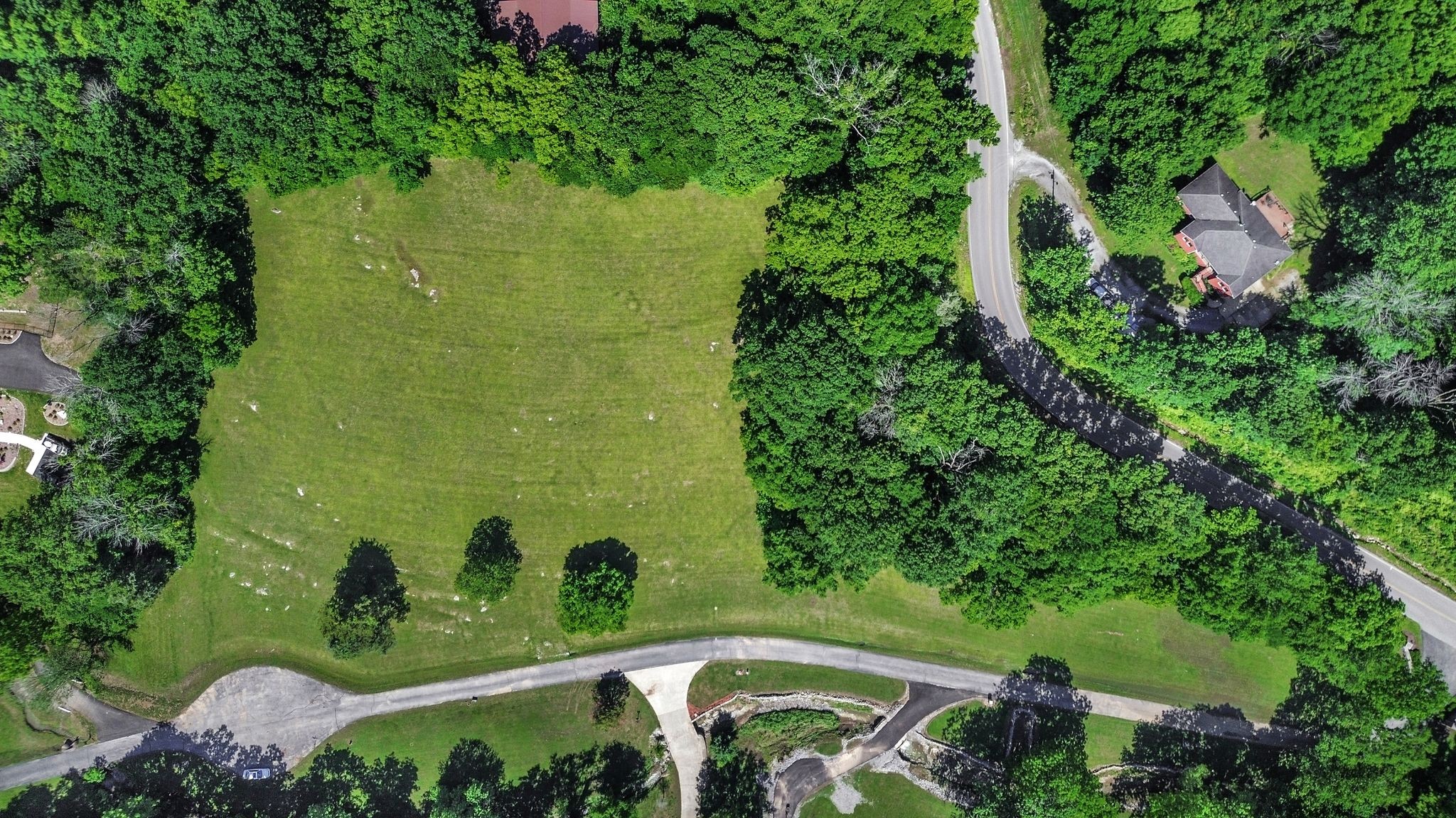 110 Hidden Valley Road Arrington, TN 37014 - Photo 18 of 19 an aerial view of a yard