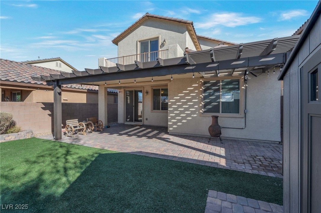 6233 Andover Wood Road Las Vegas, NV 89113 - Photo 4 of 25 Backyard is fully landscaped