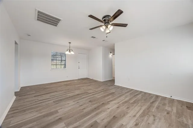 wooden floor in an empty room
