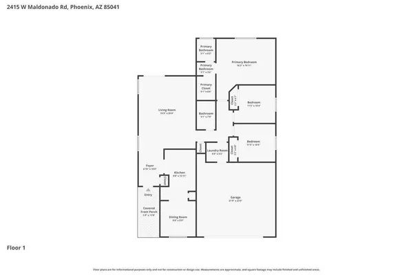$2,025 | 2415 West Maldonado Road, Phoenix, AZ 85041