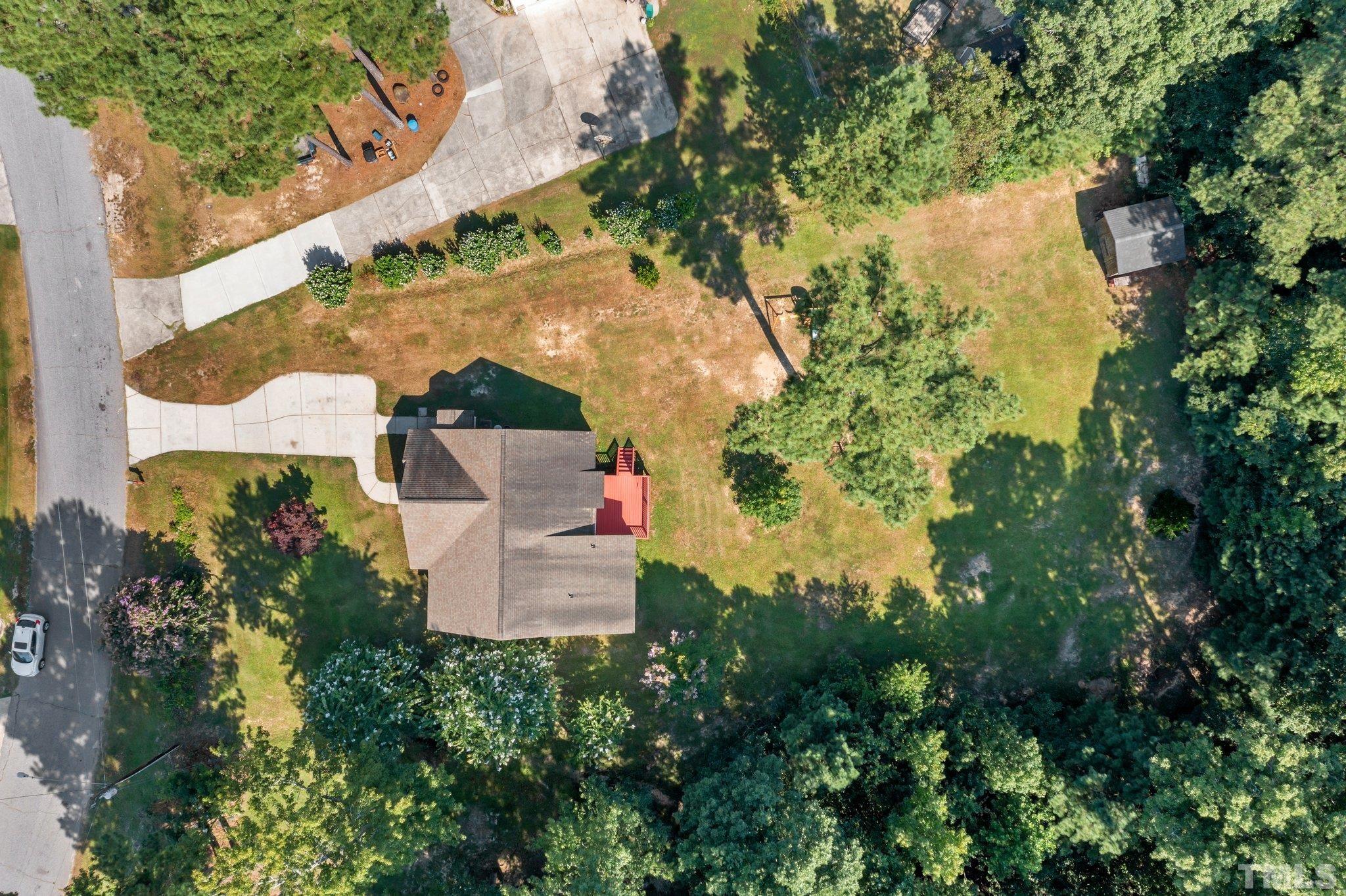 302 Laurel Drive Smithfield, NC 27577 - Photo 38 of 38 an aerial view of a house with a yard