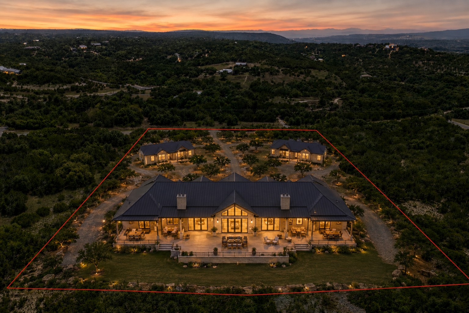 21924 Nameless Road Leander, TX 78641 - Photo 6 of 20 This is an AI generated example of an idea of event center with two casitas. The ideas are endless on this property.