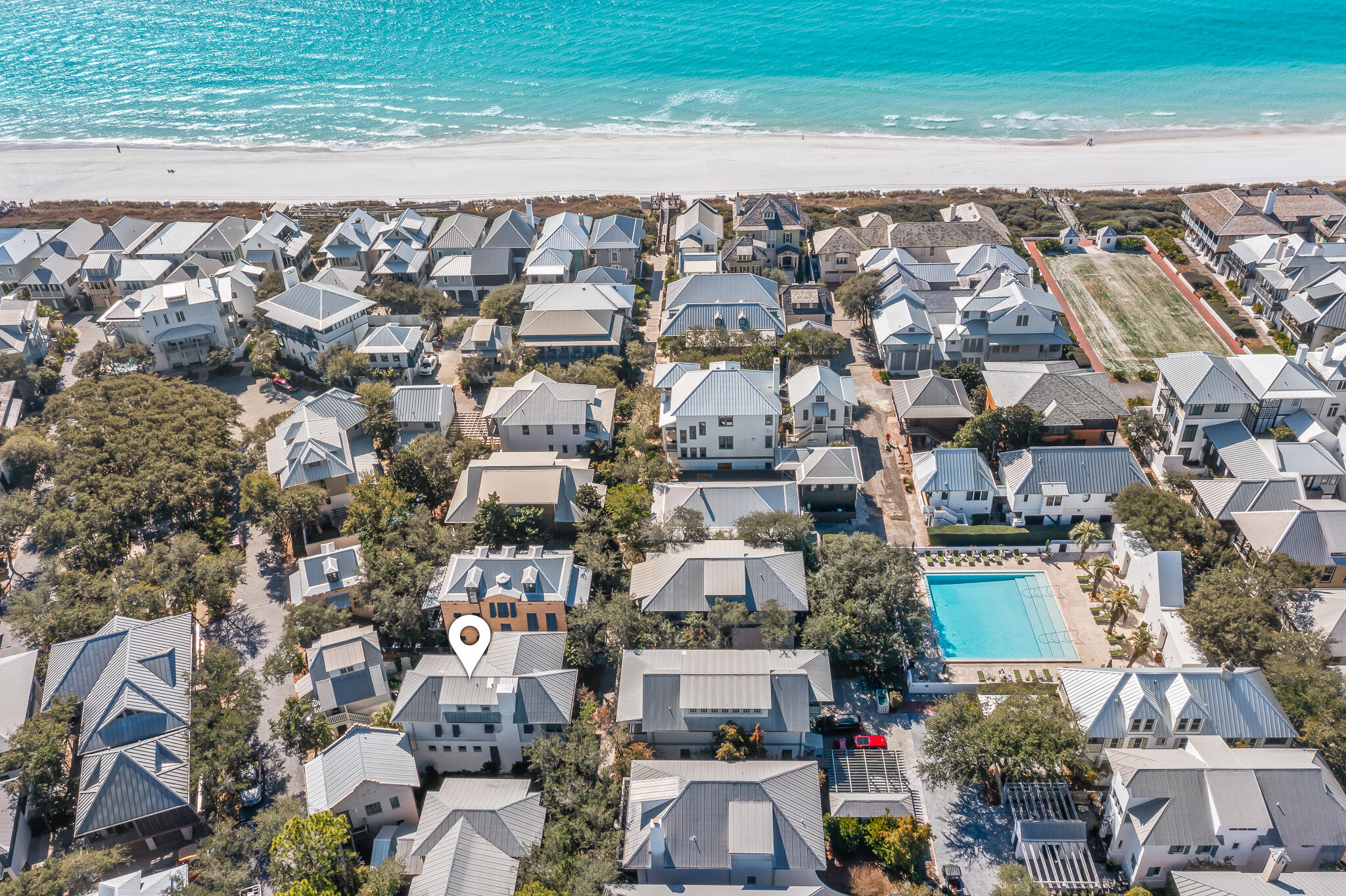 188 Round Road Inlet Beach, FL 32461 - Photo 95 of 98 an aerial view of multiple house