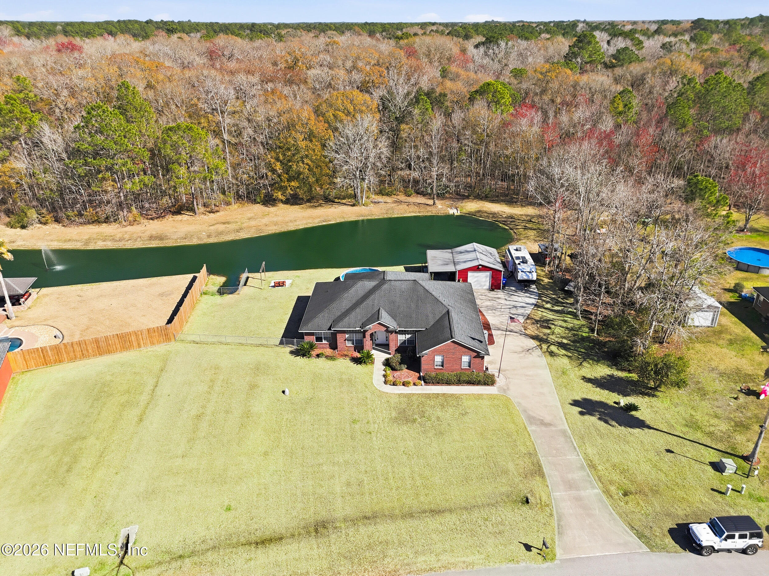44808 Green Meadows Lane Callahan, FL 32011 - Photo 34 of 41 a view of outdoor space and yard