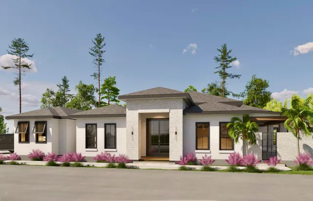 front view of the front of a house