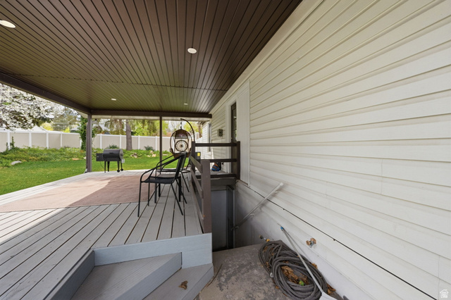 1795 South 200 West Bountiful, UT 84010 - Photo 31 of 37 Deck with area for grilling