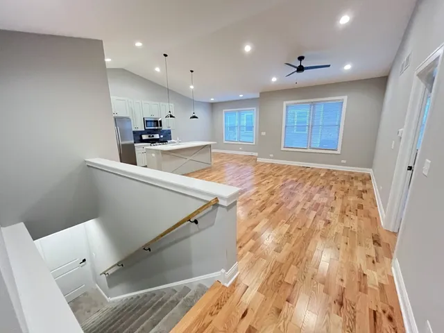 a view of kitchen and sink