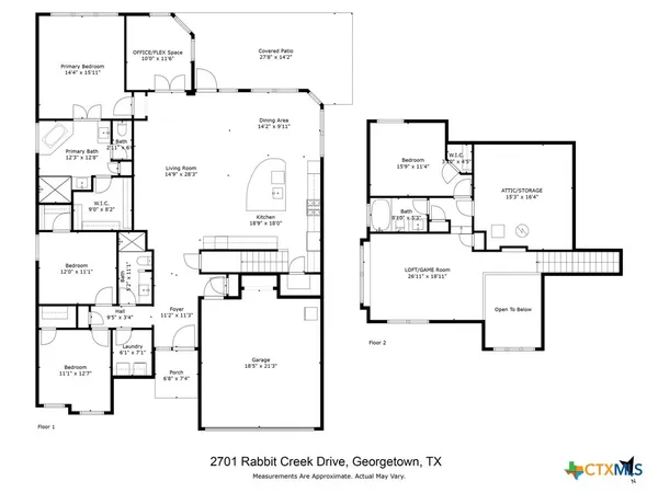$3,300 | 2701 Rabbit Creek Drive, Georgetown, TX 78626