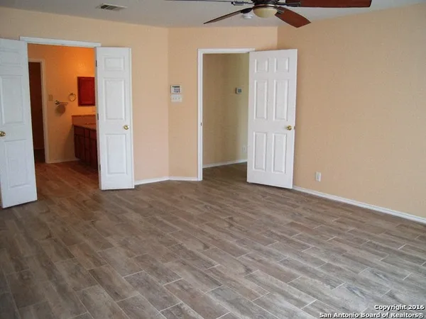 wooden floor in an empty room