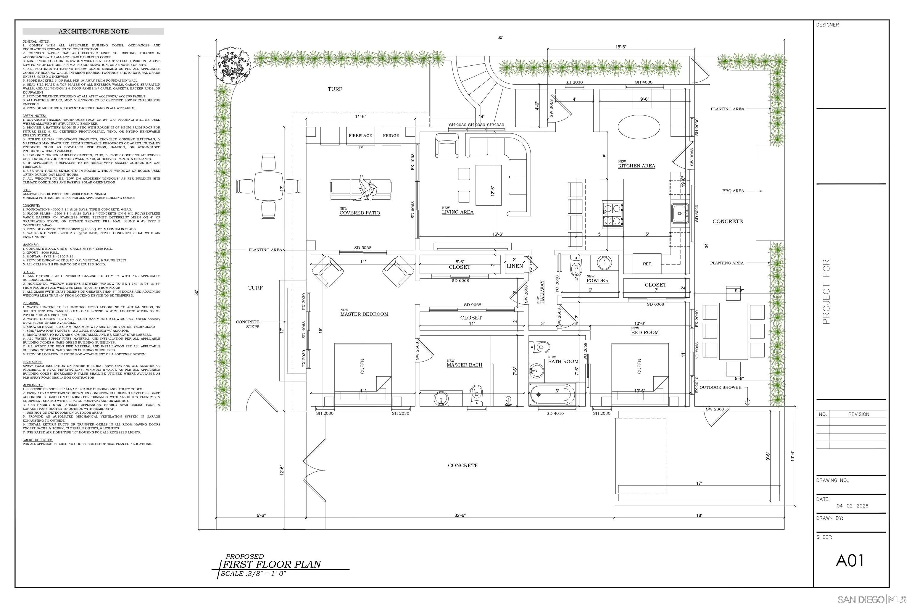 800 Third Street Coronado, CA 92118 - Photo 33 of 38 Preliminary Floor Plan - 1st Floor Expansion Opportunity
