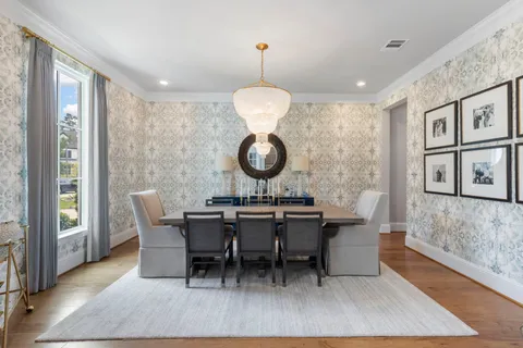 a workspace with furniture and window