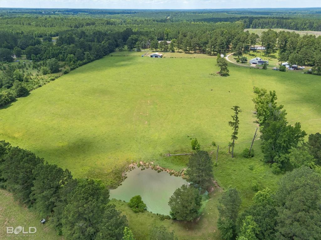 236 Charlie Cannon Road Coushatta, LA 71019 - Photo 2 of 39 Overview of rural landscape with a heavily wooded area and a large body of water
