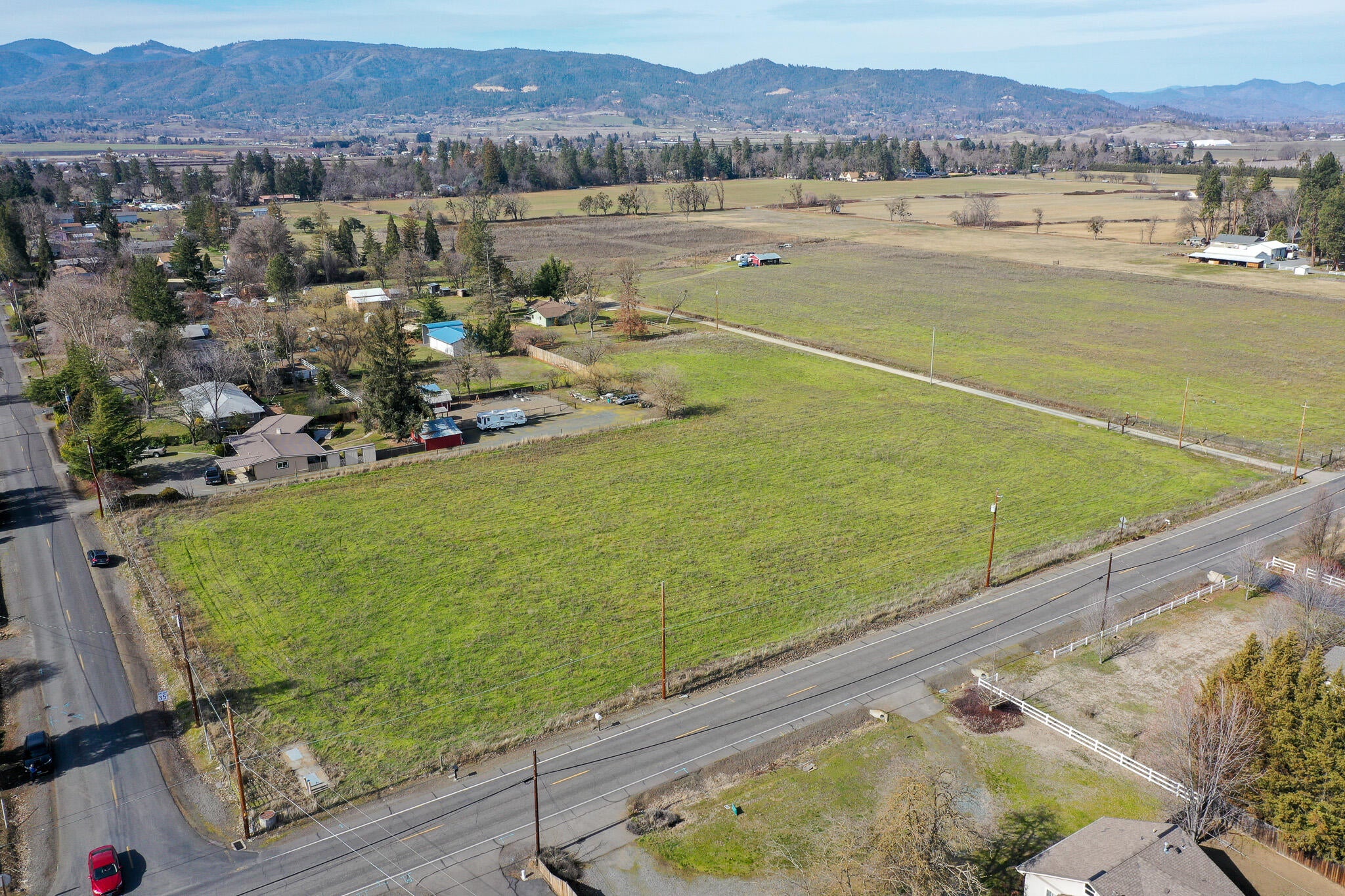 668 Oak Grove Road Medford, OR 97501 - Photo 2 of 14 3.76 acres, zoned EFU, MID rights, utilities to property, septic approval, level with views.