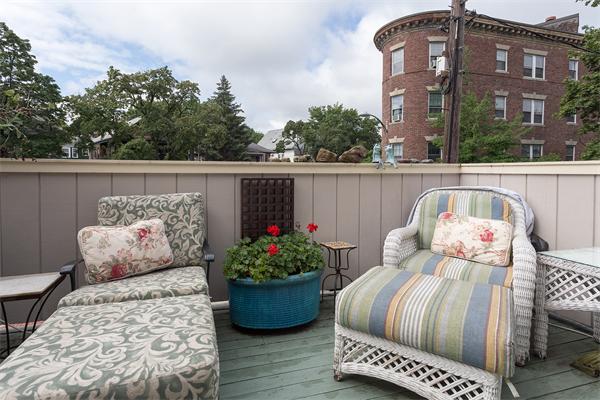151 Appleton Street Cambridge, MA 02138 - Photo 10 of 15 a view of balcony with furniture