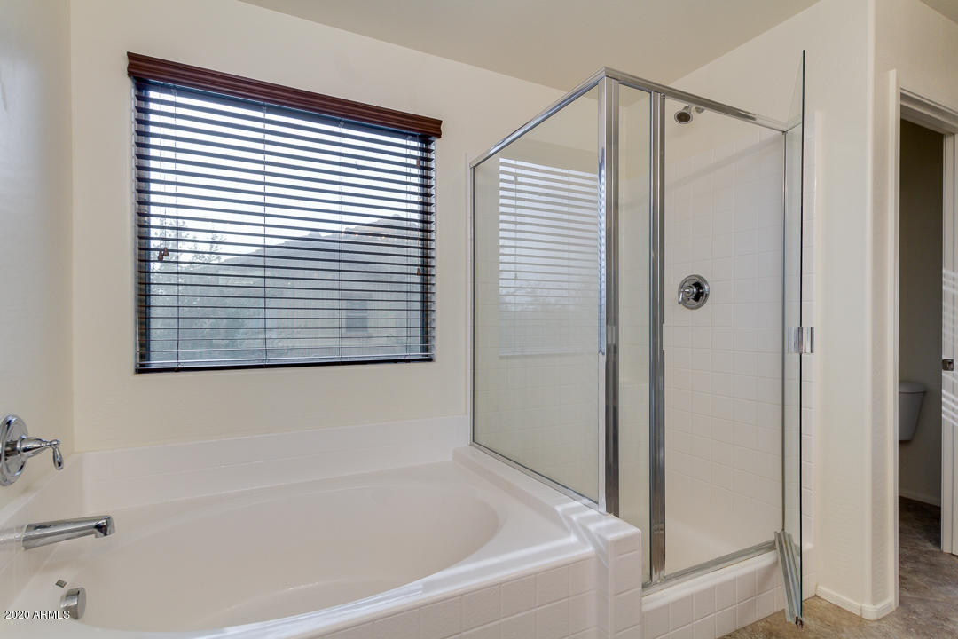2074 South Moccasin Trail Gilbert, AZ 85295 - Photo 30 of 43 Master Seperate Tub and Shower