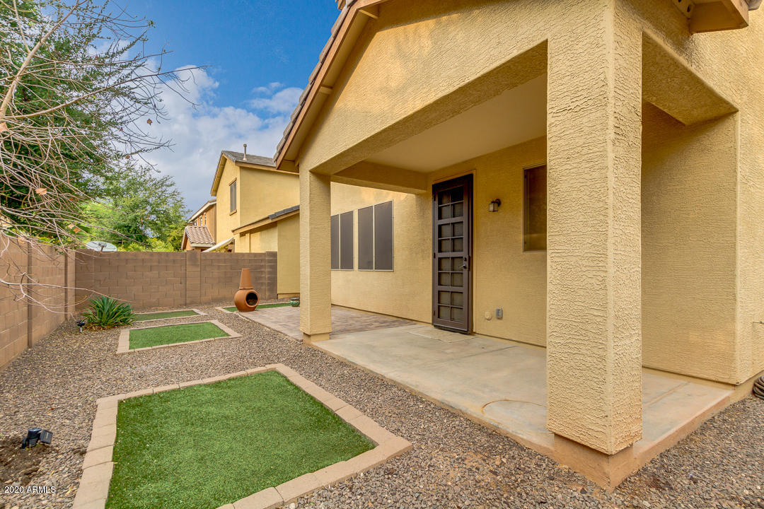 2074 South Moccasin Trail Gilbert, AZ 85295 - Photo 42 of 43 Backyard Patio with Security Door