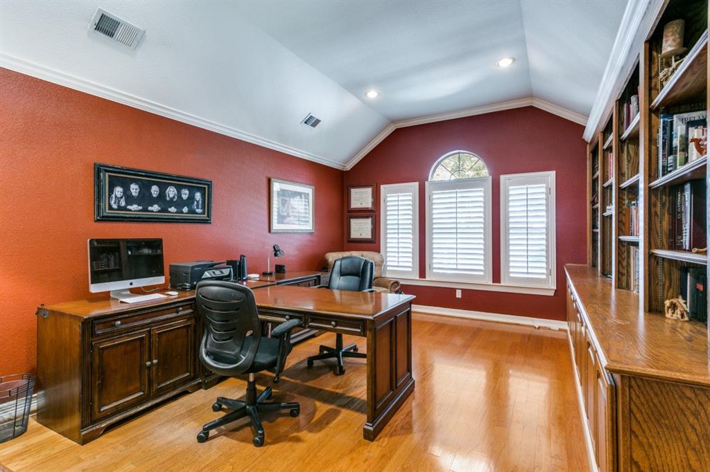 707 Bent Tree Court Coppell, TX 75019 - Photo 23 of 39 a workspace with furniture and a window