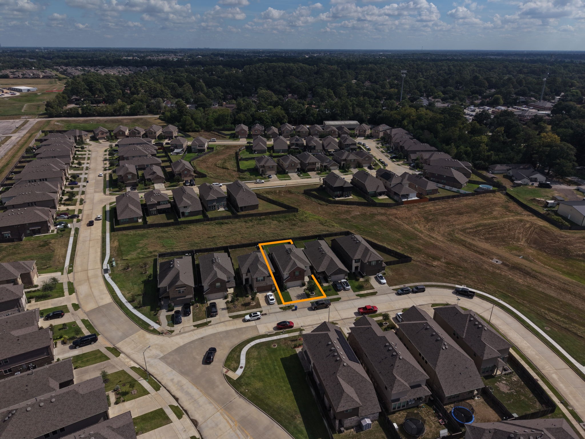 17714 Sugar Magnolia Lane Spring, TX 77379 - Photo 23 of 24 Bird's-eye view of a well-planned community with sidewalks and green space.