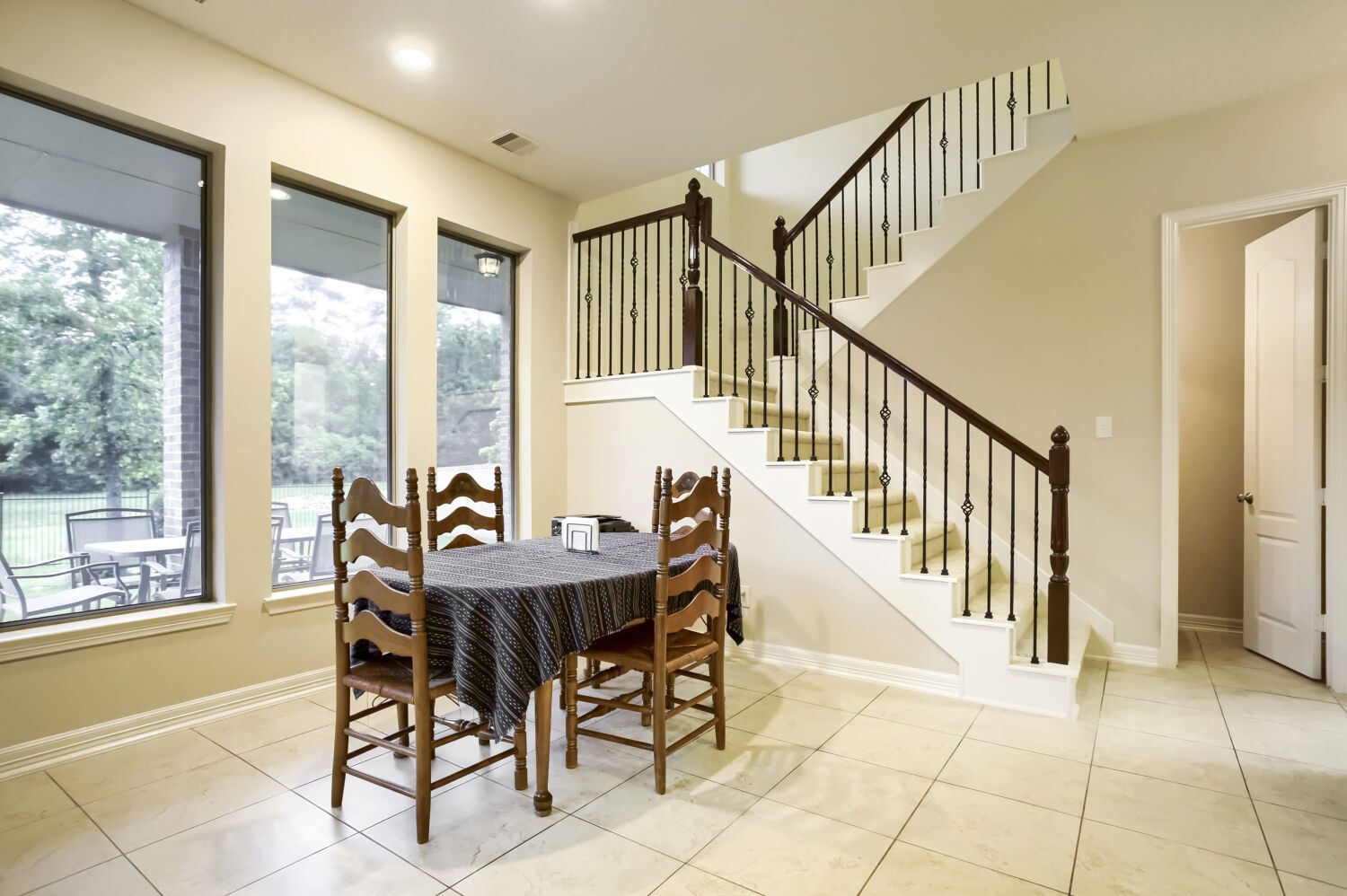 11 Spotted Lily Way The Woodlands, TX 77354 - Photo 11 of 30 a view of a dining room with furniture window and entryway