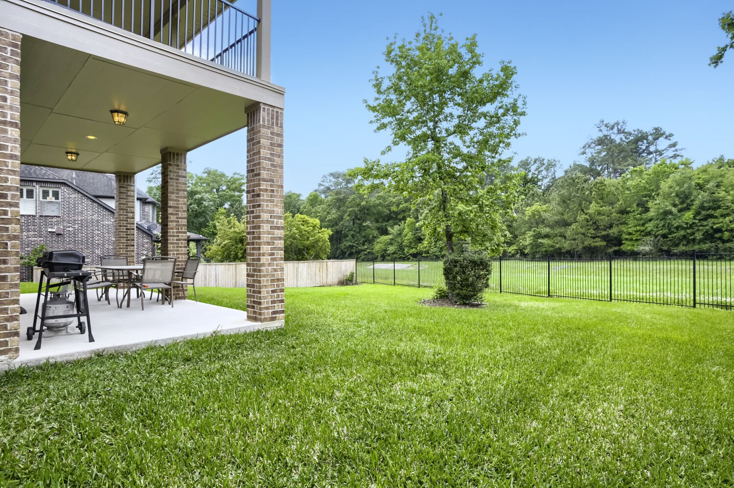 11 Spotted Lily Way The Woodlands, TX 77354 - Photo 5 of 30 a view of a backyard