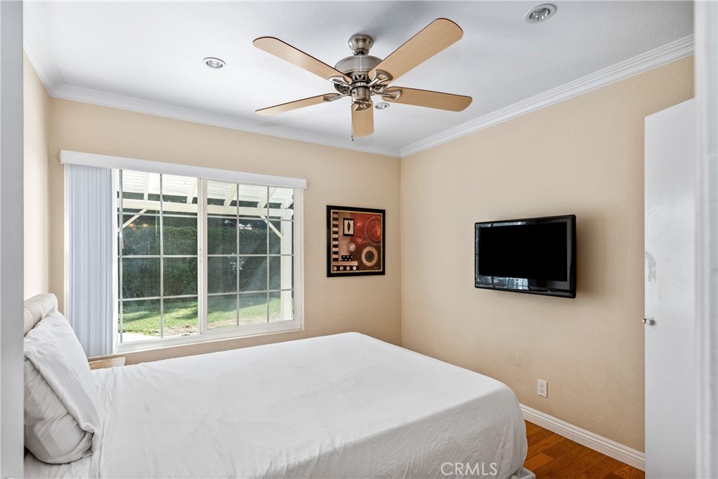 2508 Royale Place Fullerton, CA 92833 - Photo 24 of 53 a bedroom with a bed and a flat screen tv
