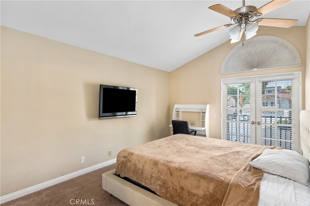 2508 Royale Place Fullerton, CA 92833 - Photo 32 of 53 a bedroom with a bed and a flat screen tv