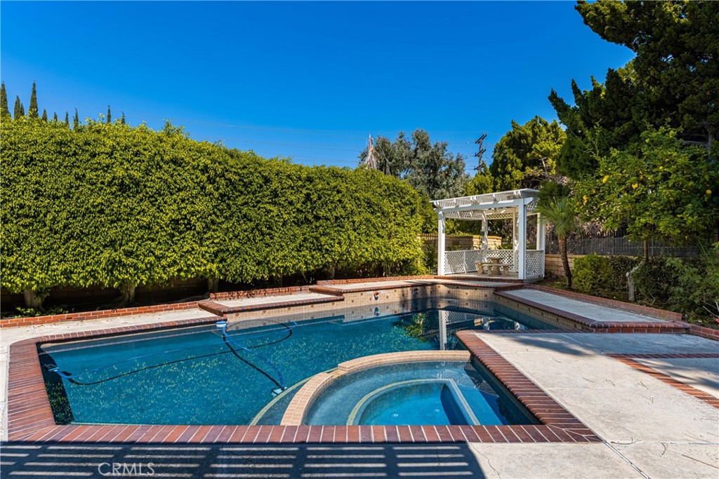 2508 Royale Place Fullerton, CA 92833 - Photo 38 of 53 a view of backyard with swimming pool and outdoor seating