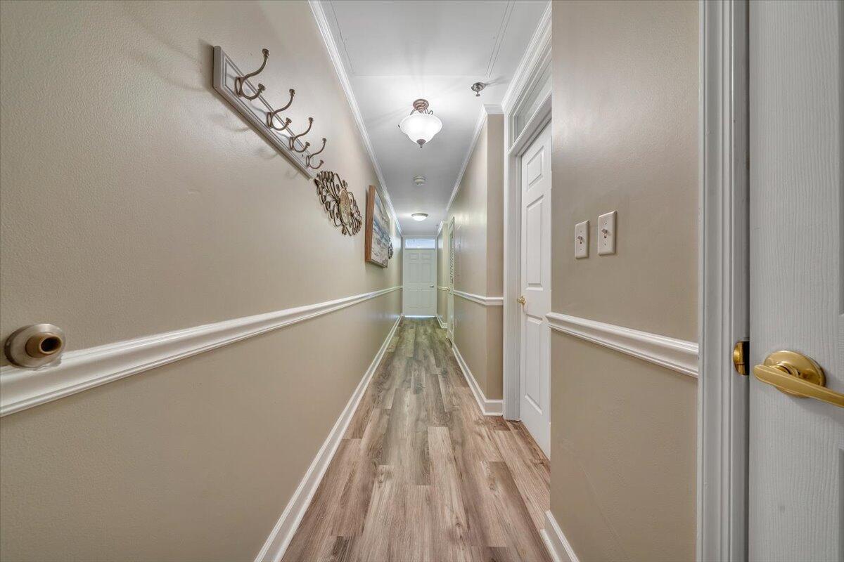 1273 Graves Harbor Trail, Unit 347 Huddleston, VA 24104 - Photo 26 of 63 a view of a hallway with wooden floor