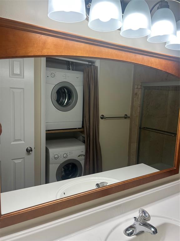 4116 Northwest 88th Avenue, Unit 202 Coral Springs, FL 33065 - Photo 11 of 16 a bathroom with a sink and a mirror