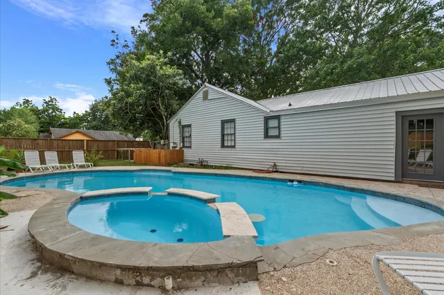 a view of a house with pool