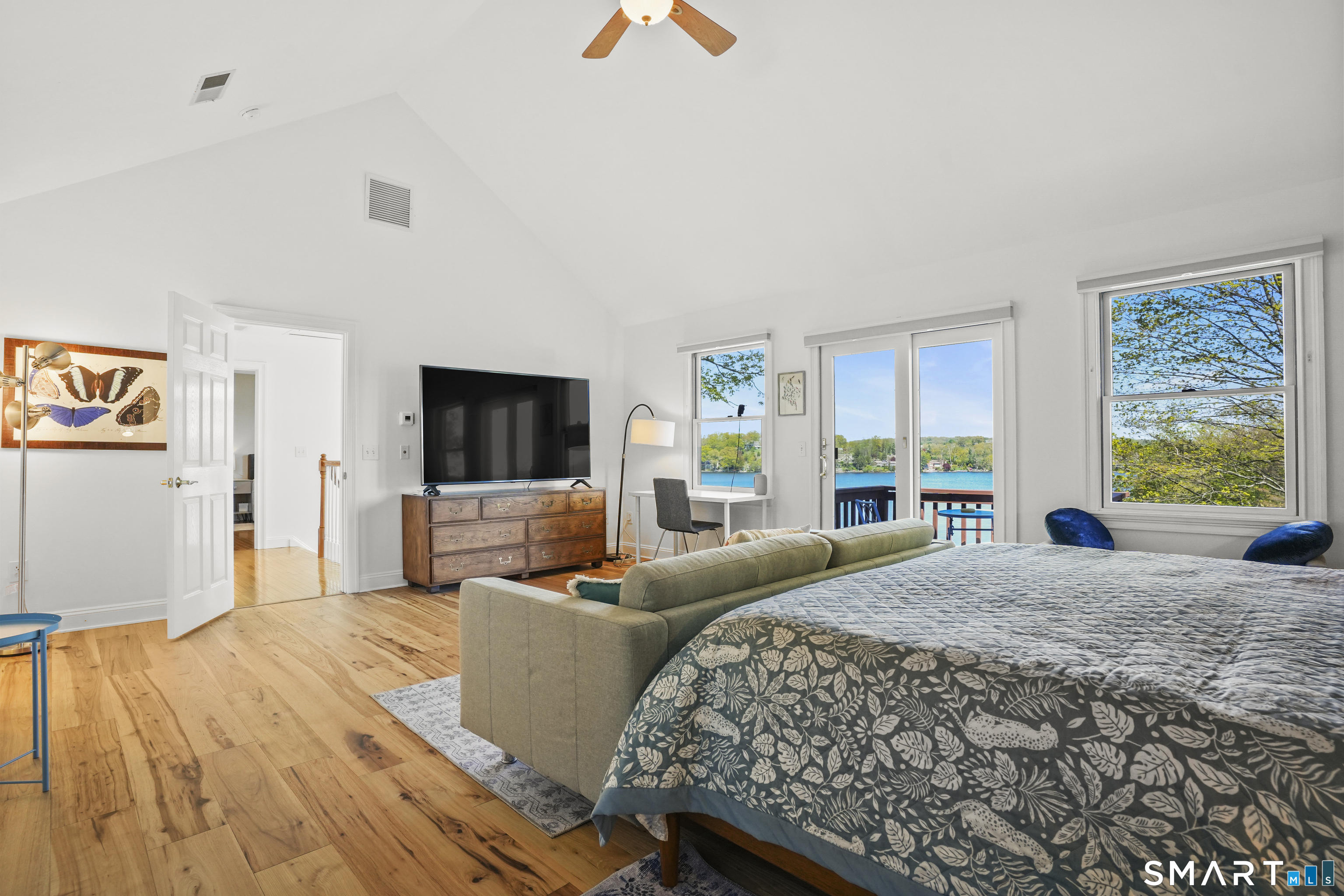 83 Wood Creek Road New Fairfield, CT 06812 - Photo 20 of 40 Primary bedroom with vaulted ceiling