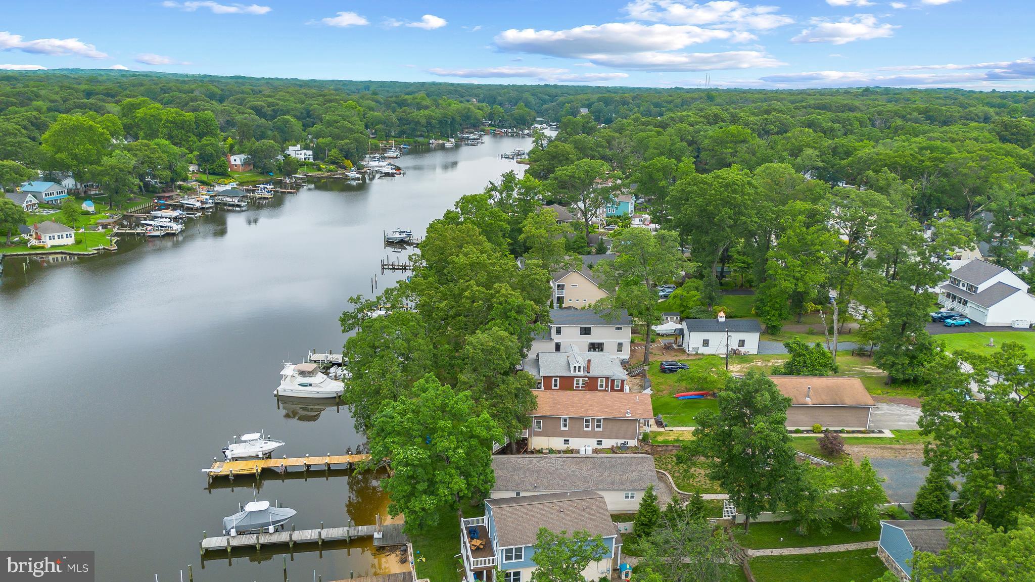 332 Riverside Drive Pasadena, MD 21122 - Photo 4 of 55 Aerial View of Magothy River