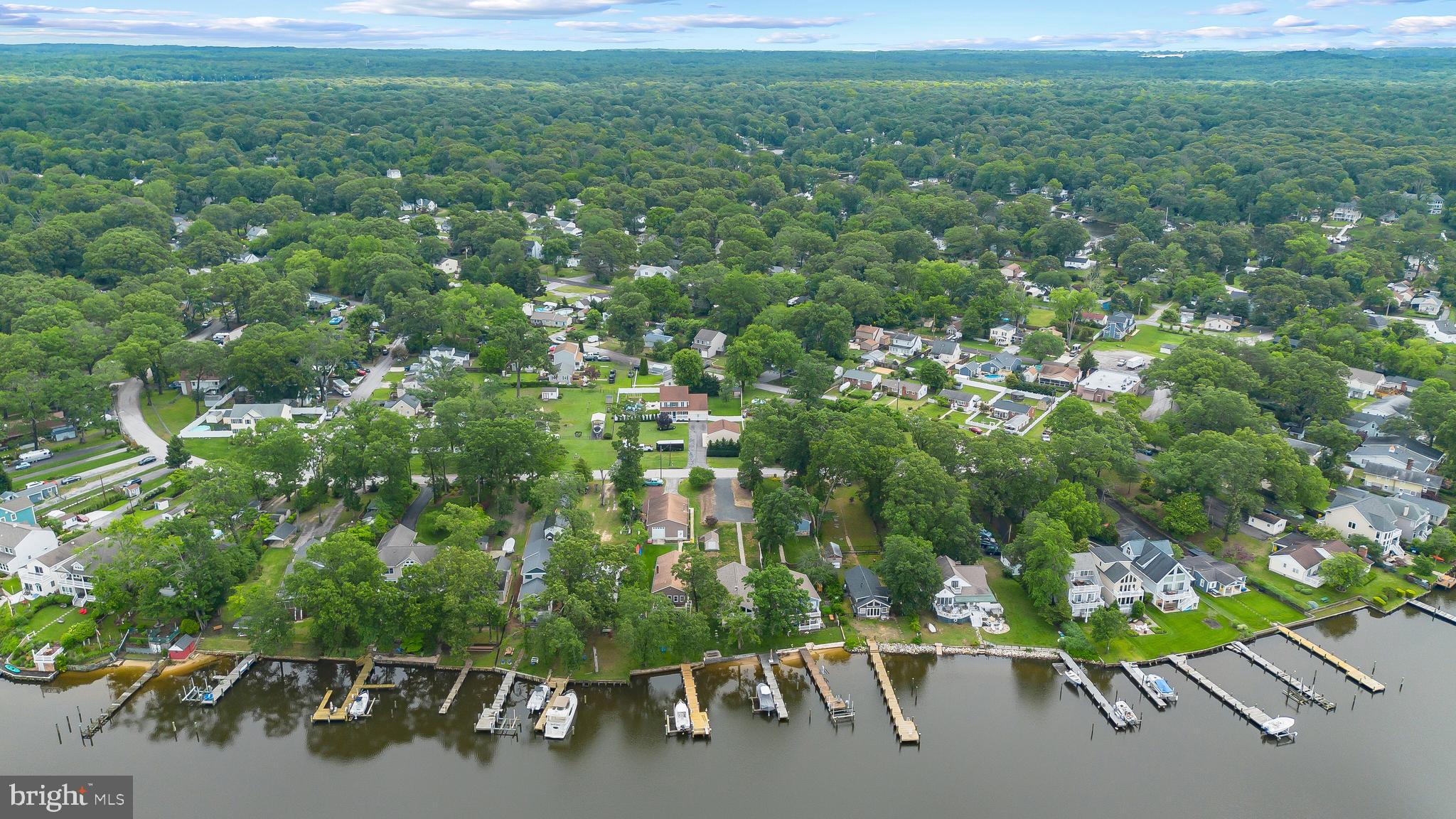 332 Riverside Drive Pasadena, MD 21122 - Photo 52 of 55 Aerial View of Magothy River