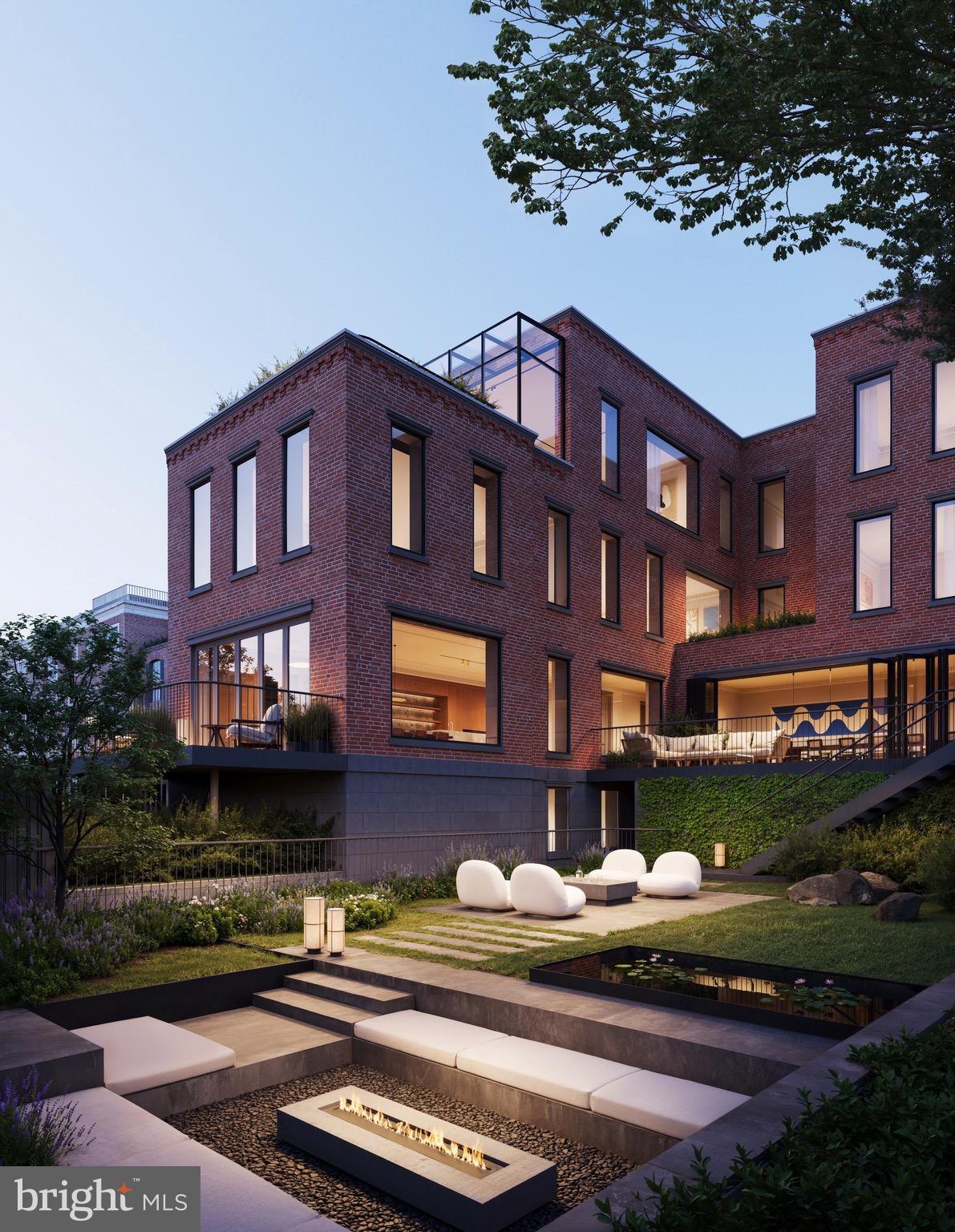 2118 Leroy Place Northwest Washington, DC 20008 - Photo 10 of 11 a front view of a house with garden