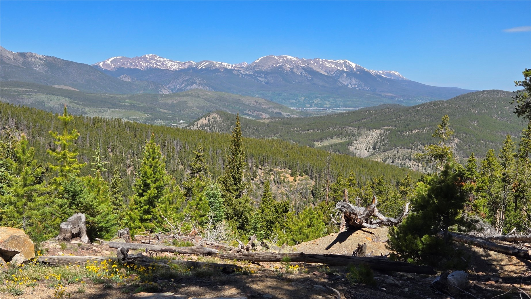 Tbd Summit Gulch Road Breckenridge, CO 80424 - Photo 23 of 30 a view of a city with mountains in the background