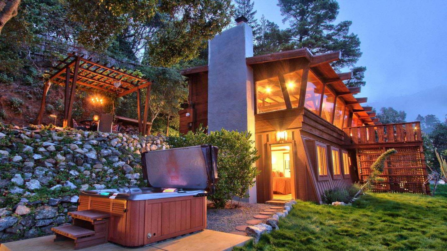 51410 Partington Ridge Road Big Sur, CA 93920 - Photo 24 of 45 front view of a house with a yard