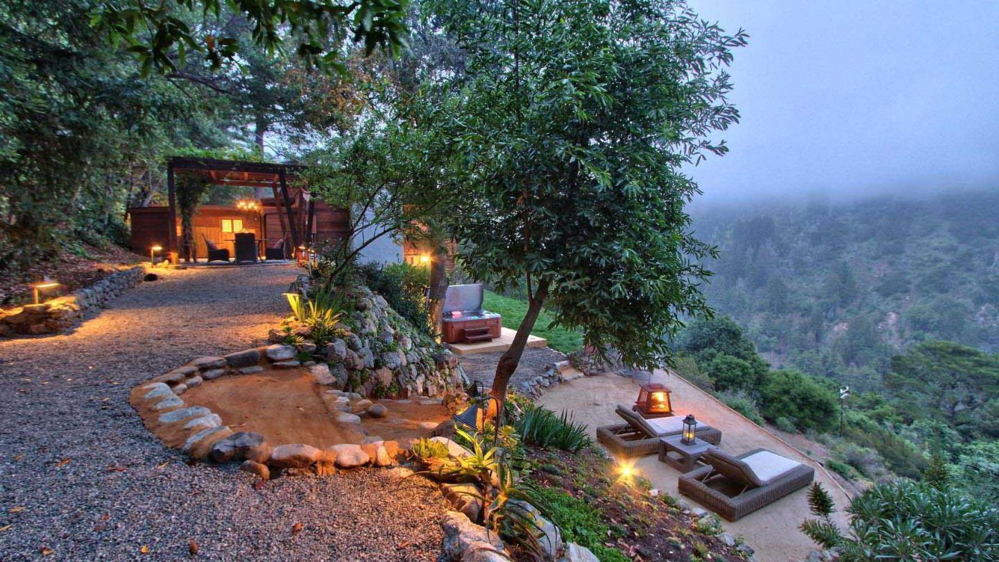 51410 Partington Ridge Road Big Sur, CA 93920 - Photo 41 of 45 an outdoor space with furniture and garden