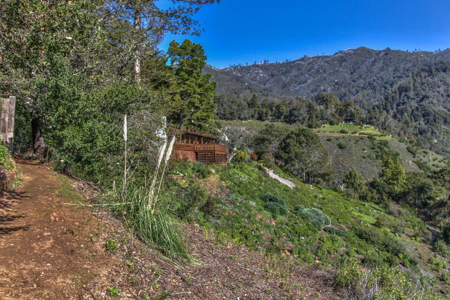 51410 Partington Ridge Road Big Sur, CA 93920 - Photo 43 of 45 a aerial view of a house with a yard