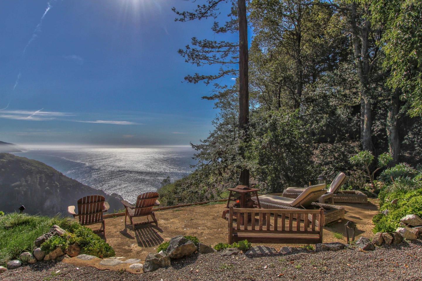 51410 Partington Ridge Road Big Sur, CA 93920 - Photo 44 of 45 a view of a bench in the backyard