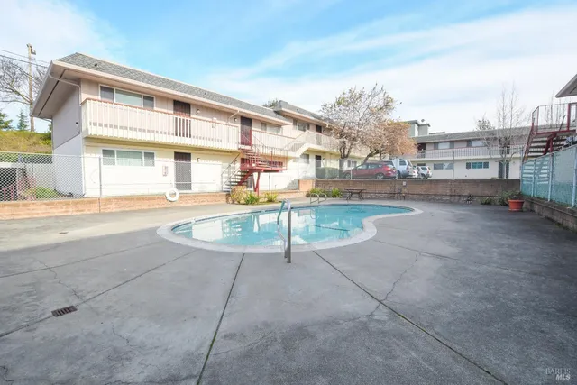 a view of a house with a garden