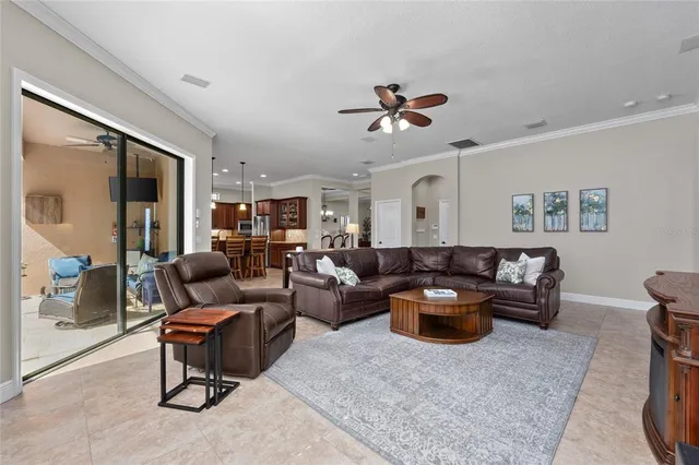 a view of a hallway with a bedroom