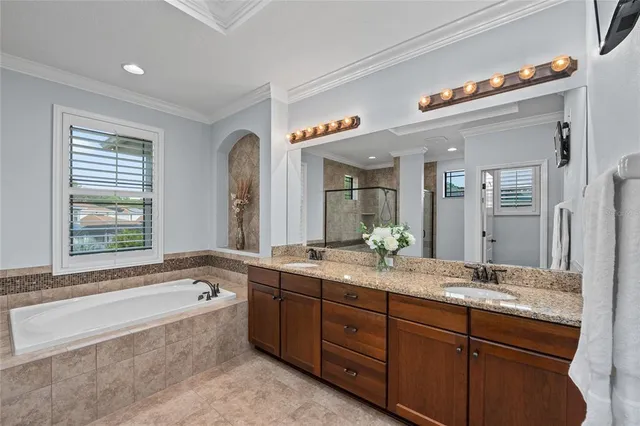 a patio with yard table and chairs