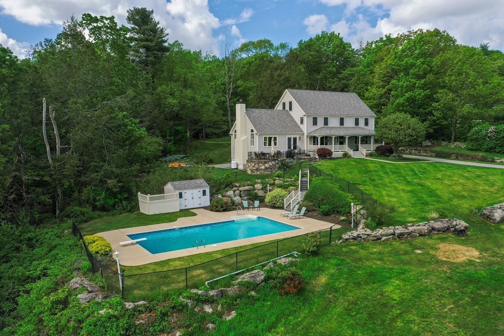 15 Allen Hill Road Princeton, MA 01541 - Photo 37 of 42 a view of a house with a yard and sitting area