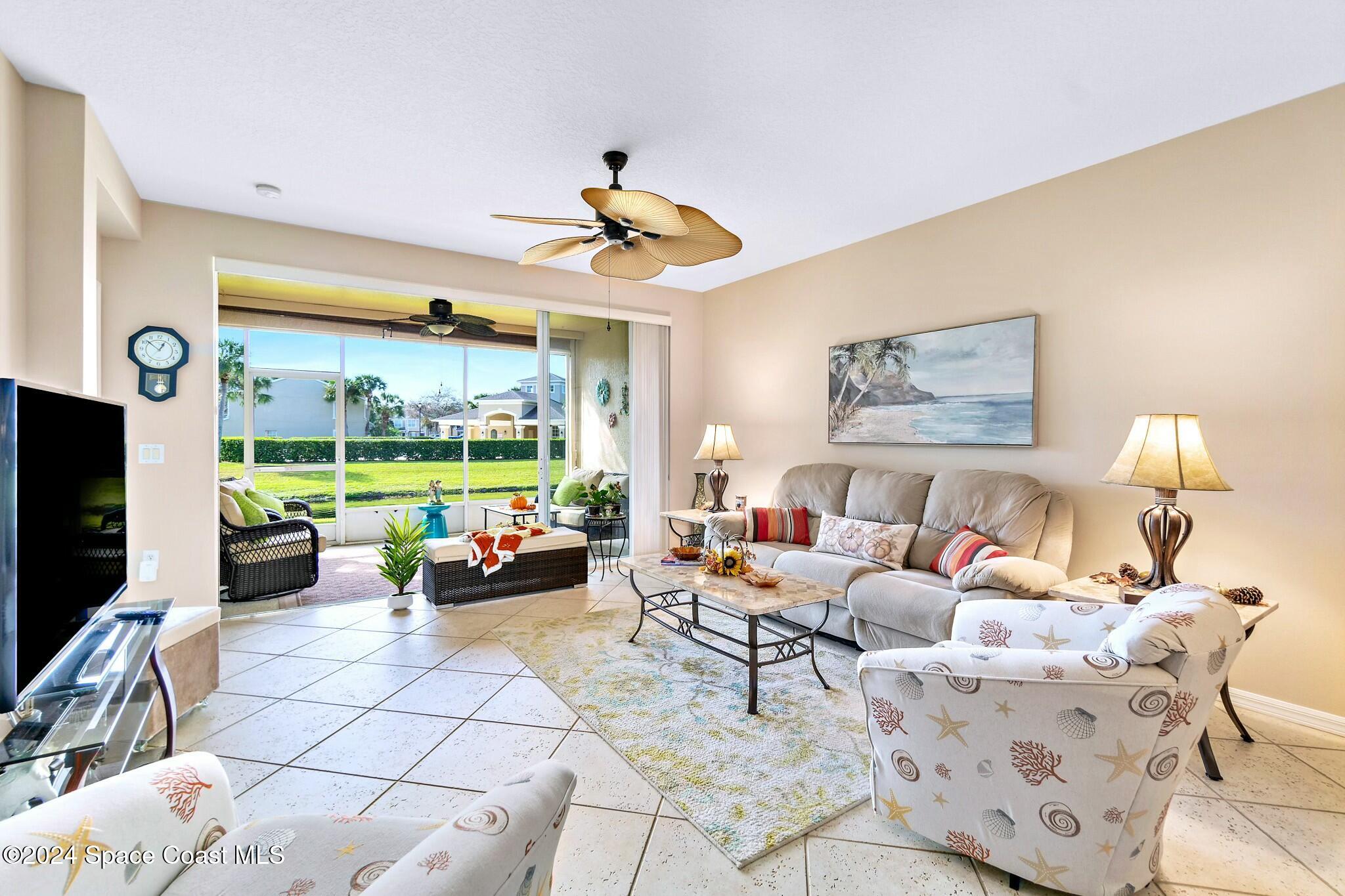 400 Trotter Lane, Unit 102 Melbourne, FL 32940 - Photo 19 of 51 Living Room