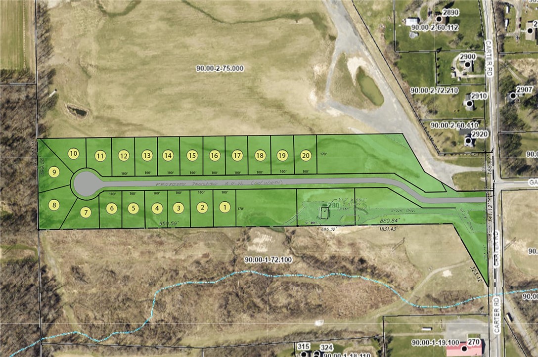 0 Carter Road Geneva, NY 14456 - Photo 9 of 12 Potential Lot Layout