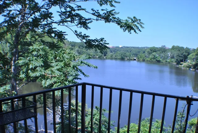 a balcony with outdoor space