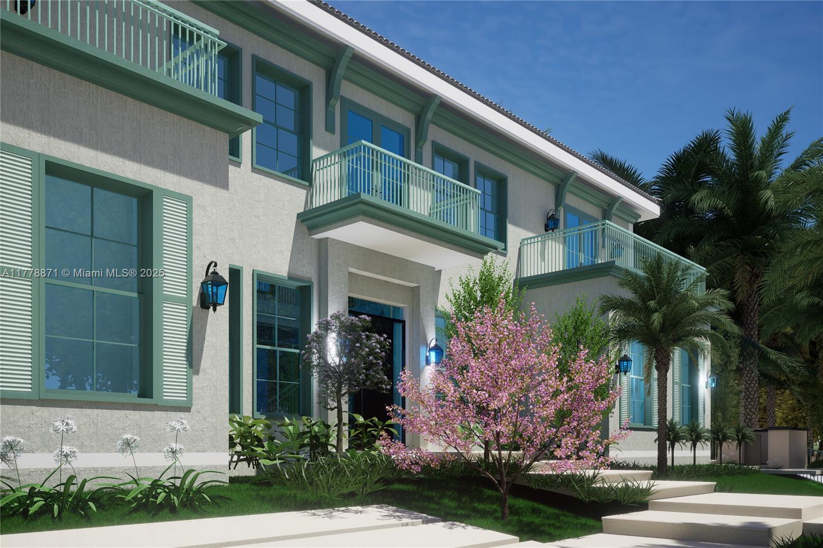 6371 North Bay Road Miami Beach, FL 33141 - Photo 13 of 26 front view of a house with a yard